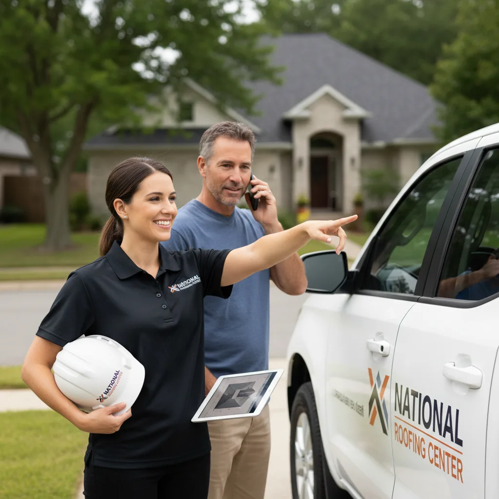 National Roofing Center customer support in Sunset